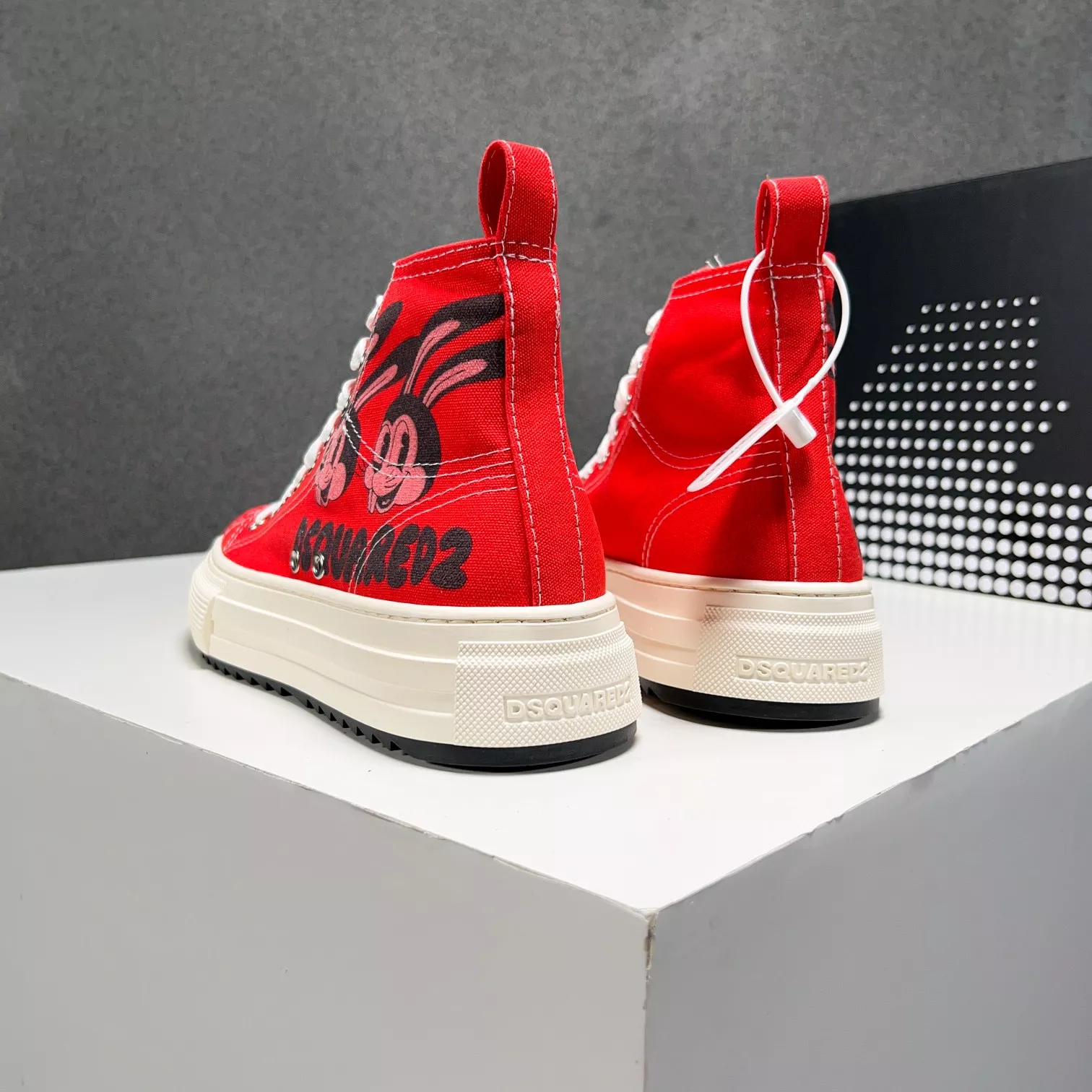 Dsquared High Tops Shoes For Men Lightweight 1554