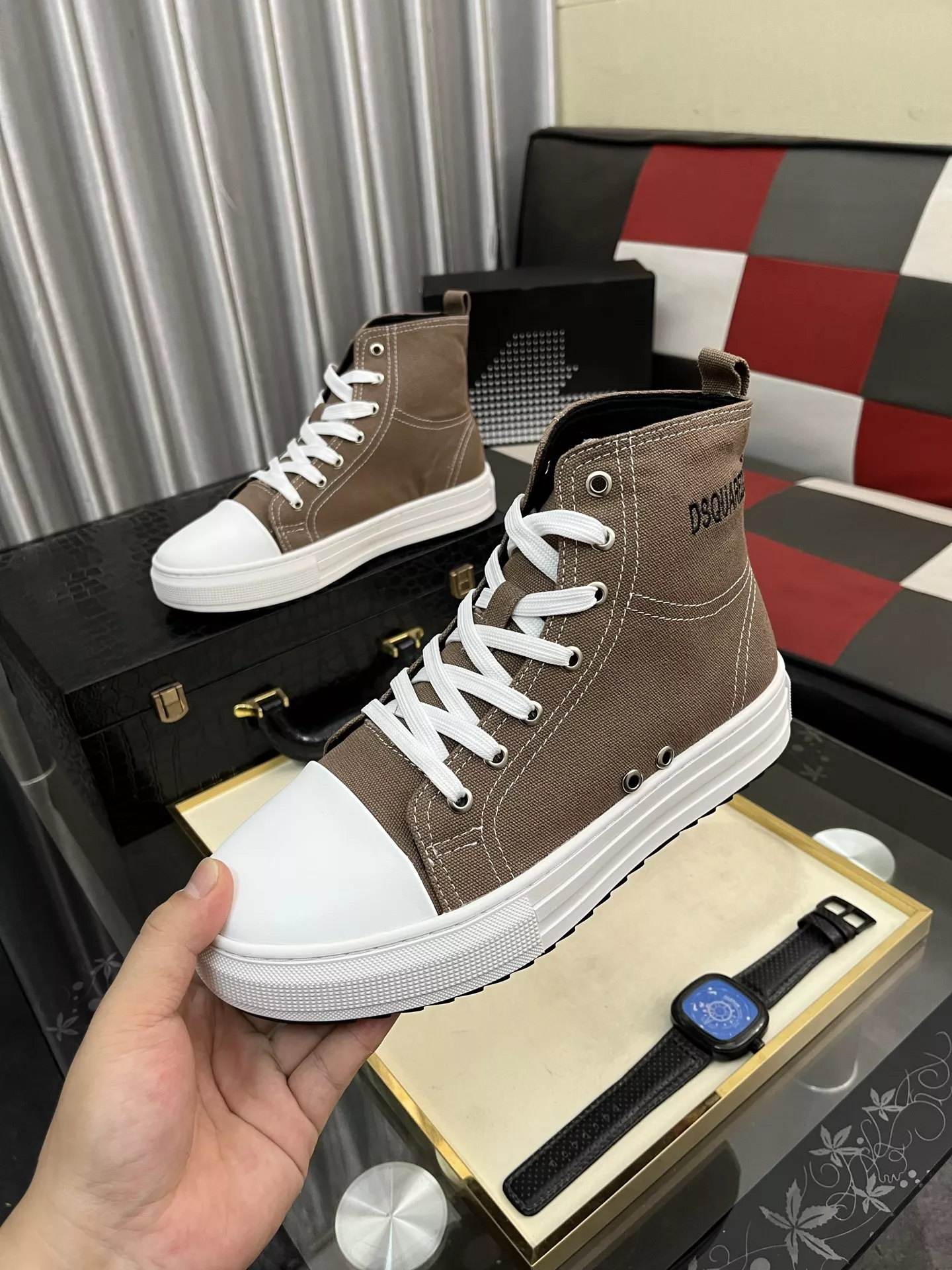 Dsquared High Tops Shoes For Men SmartChoice 8000