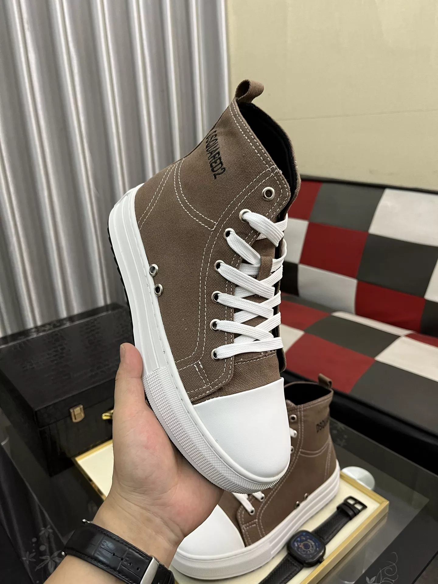 Dsquared High Tops Shoes For Men SmartChoice 8000