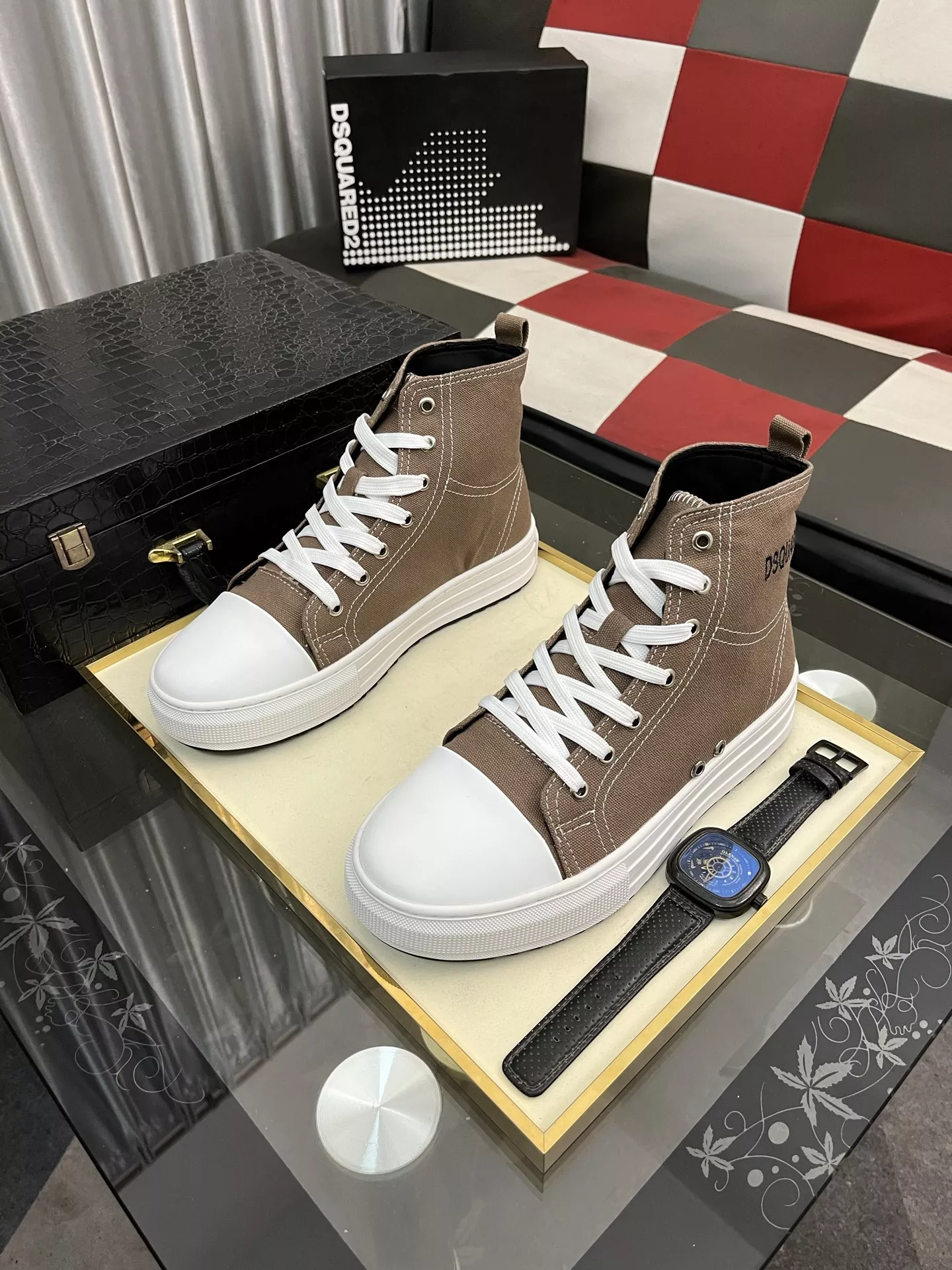 Dsquared High Tops Shoes For Men SmartChoice 8000