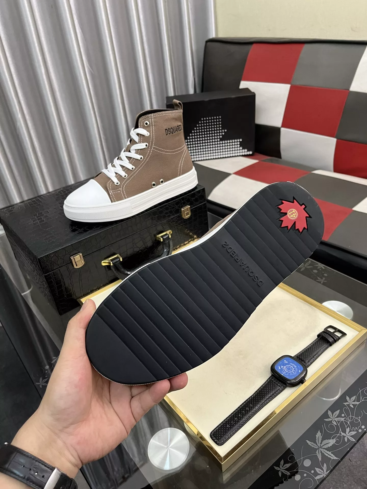 Dsquared High Tops Shoes For Men SmartChoice 8000