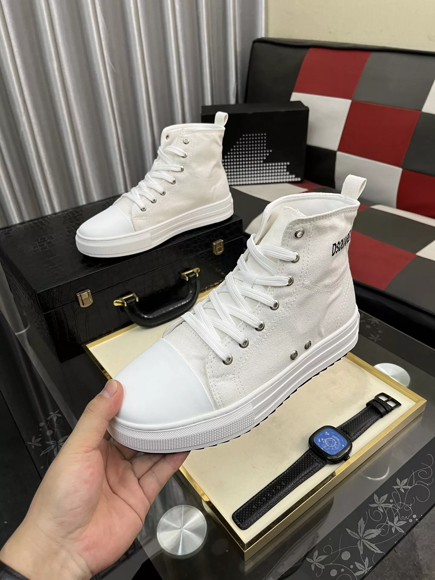 Dsquared High Tops Shoes For Men Timeless 6065
