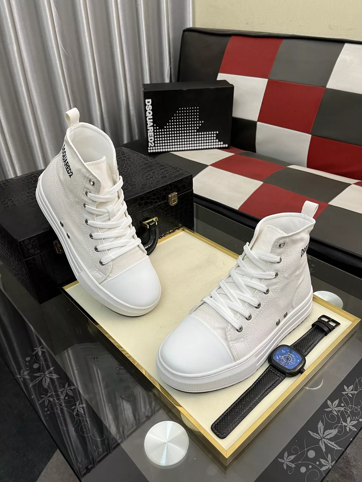 Dsquared High Tops Shoes For Men Timeless 6065