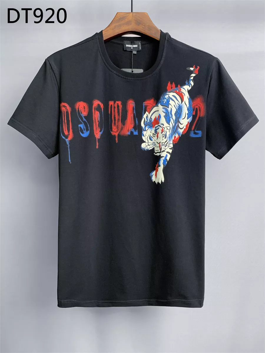Dsquared T-Shirts Short Sleeved For Men Affordable 3789