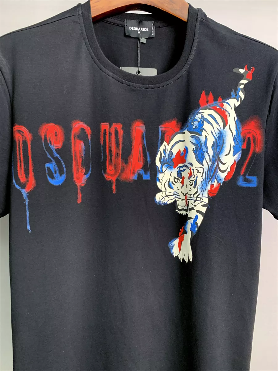Dsquared T-Shirts Short Sleeved For Men Affordable 3789