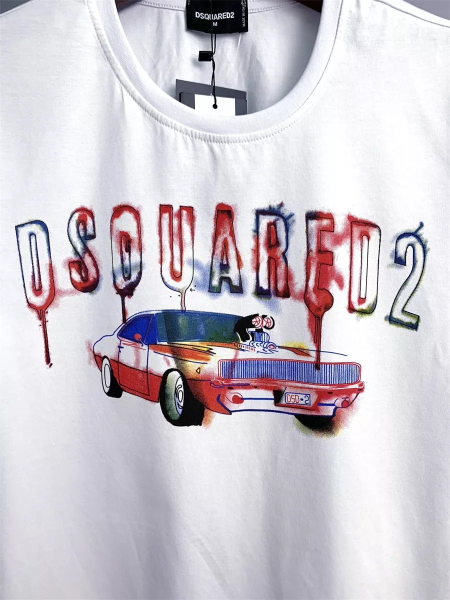 Dsquared T-Shirts Short Sleeved For Men Affordable 8141
