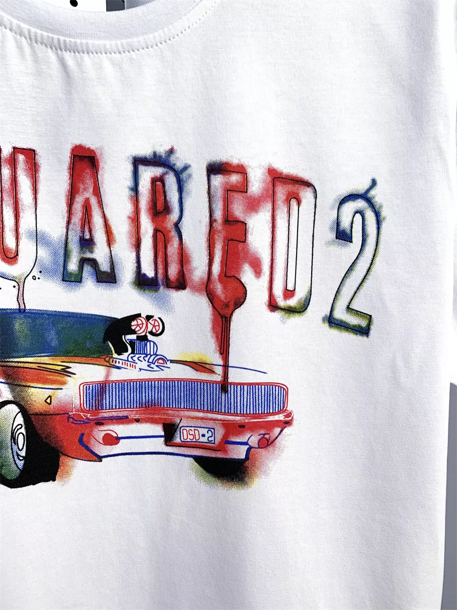 Dsquared T-Shirts Short Sleeved For Men Affordable 8141