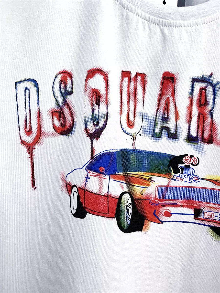 Dsquared T-Shirts Short Sleeved For Men Affordable 8141