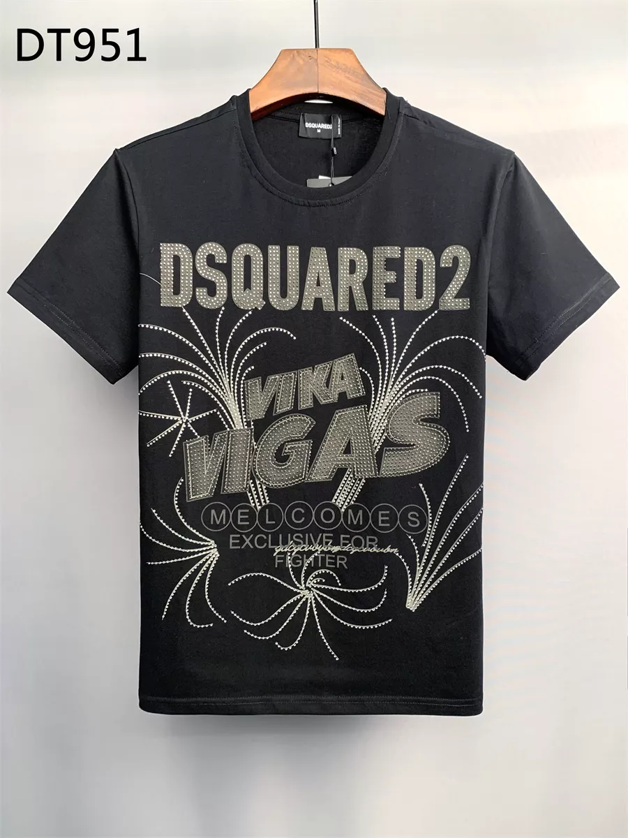 Dsquared T-Shirts Short Sleeved For Men Affordable 8214