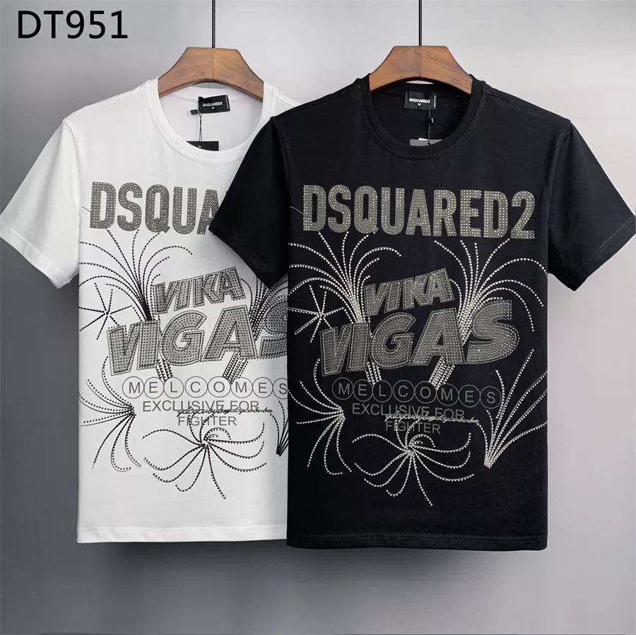 Dsquared T-Shirts Short Sleeved For Men Affordable 8214