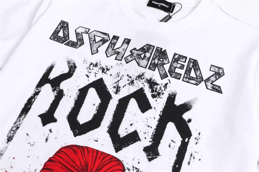 Dsquared T-Shirts Short Sleeved For Men Bright 7951