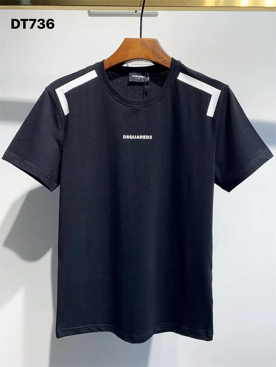 Dsquared T-Shirts Short Sleeved For Men Cozy 4103