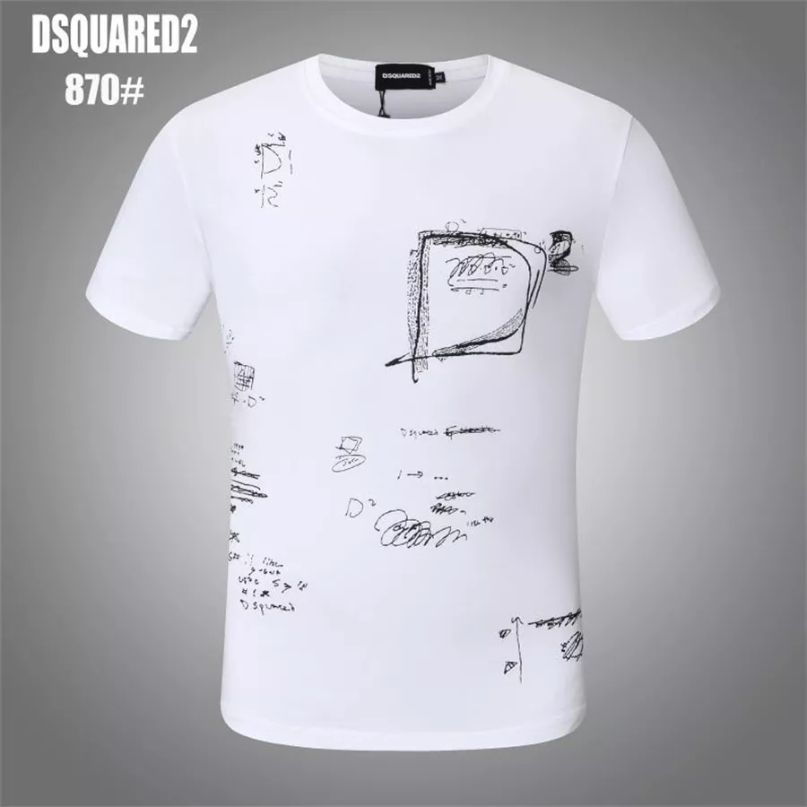 Dsquared T-Shirts Short Sleeved For Men EyeCatching 6278