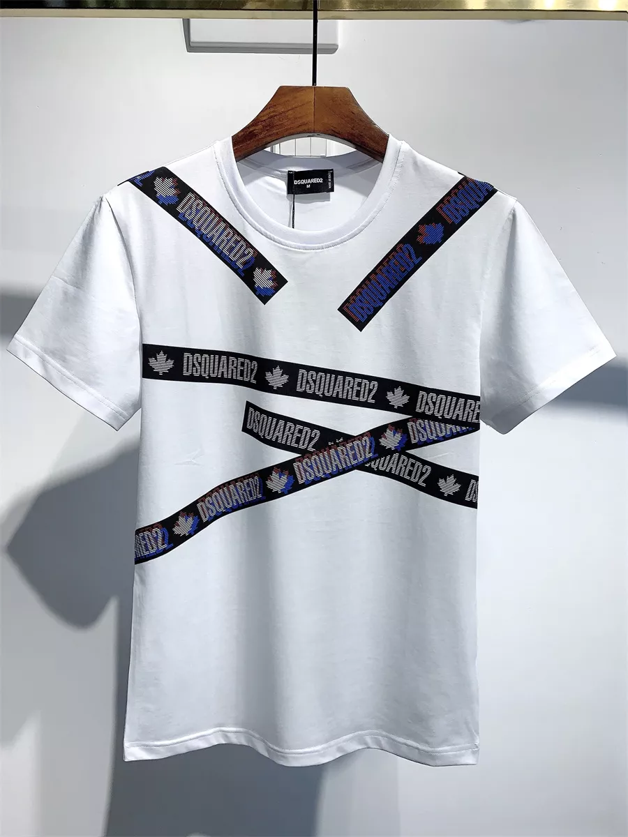 Dsquared T-Shirts Short Sleeved For Men Minimalist 7674