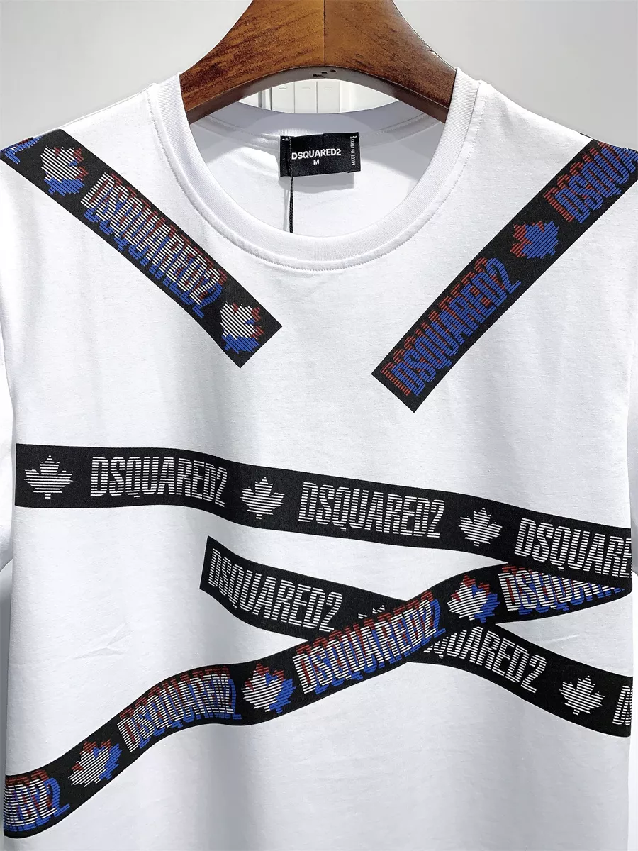 Dsquared T-Shirts Short Sleeved For Men Minimalist 7674