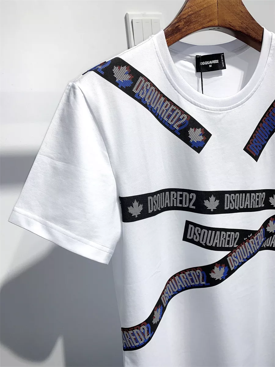 Dsquared T-Shirts Short Sleeved For Men Minimalist 7674
