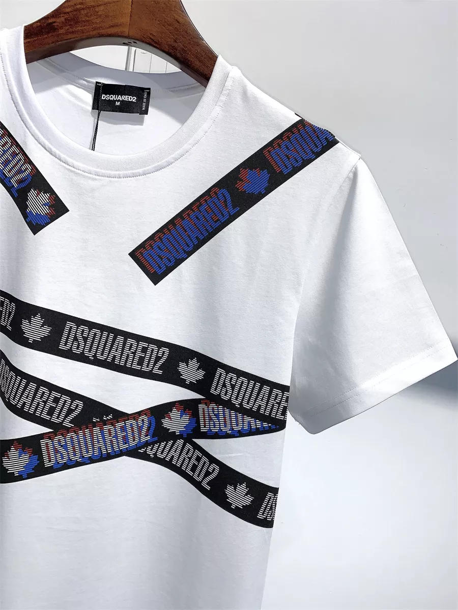 Dsquared T-Shirts Short Sleeved For Men Minimalist 7674