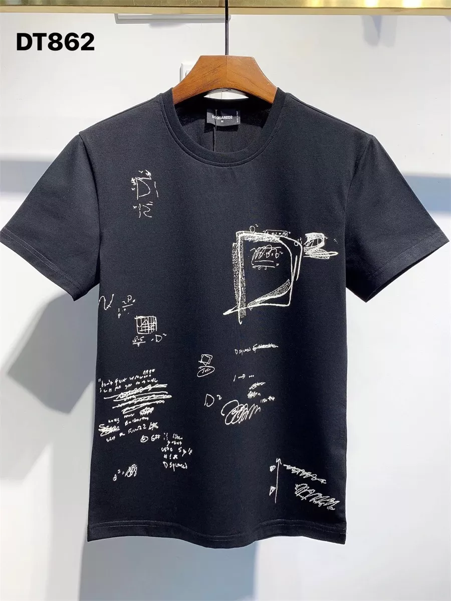 Dsquared T-Shirts Short Sleeved For Men Refined 8344