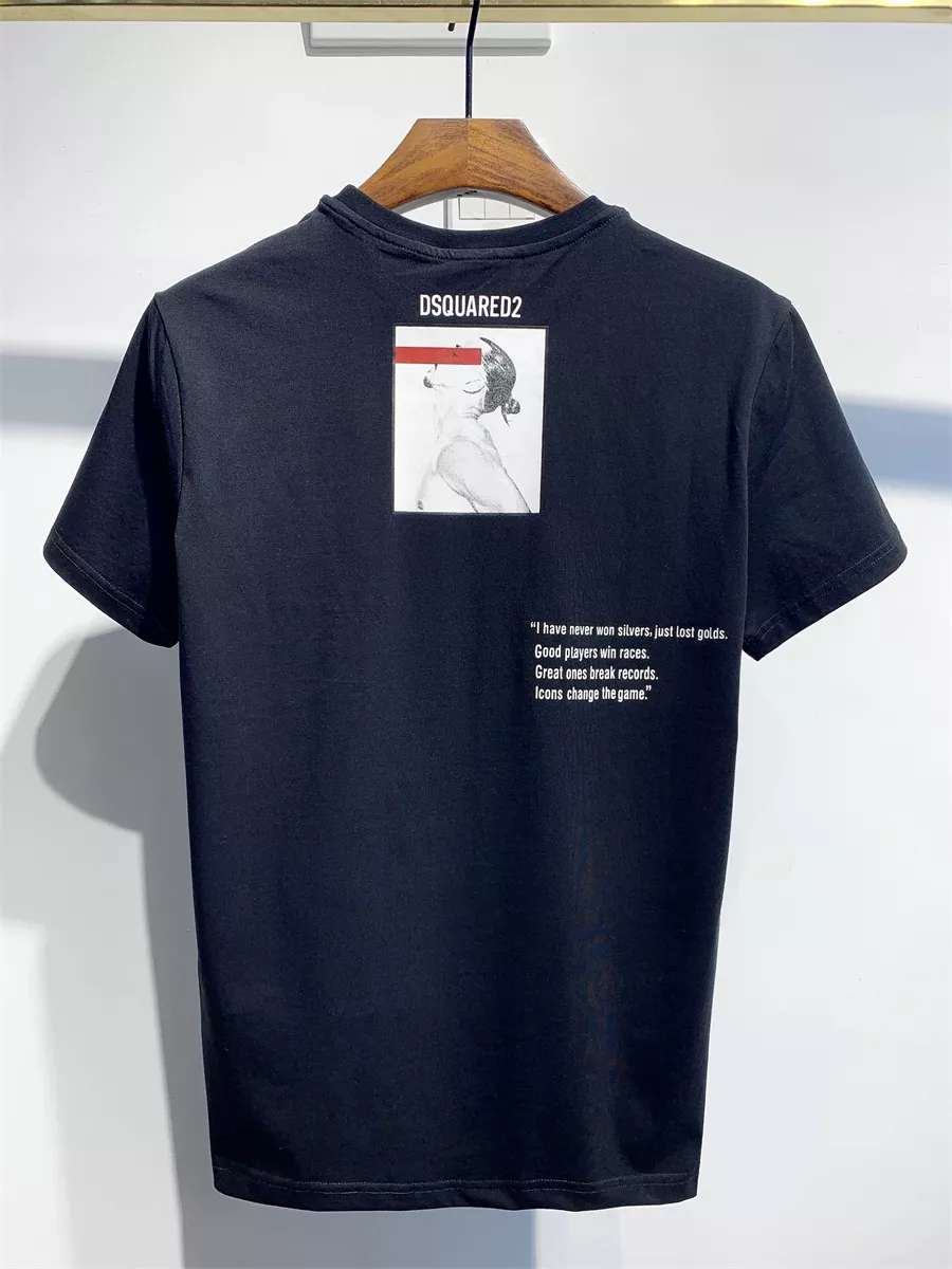 Dsquared T-Shirts Short Sleeved For Men Soft 1403
