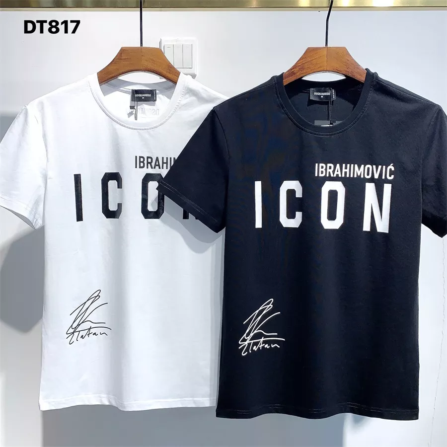 Dsquared T-Shirts Short Sleeved For Men Soft 1403