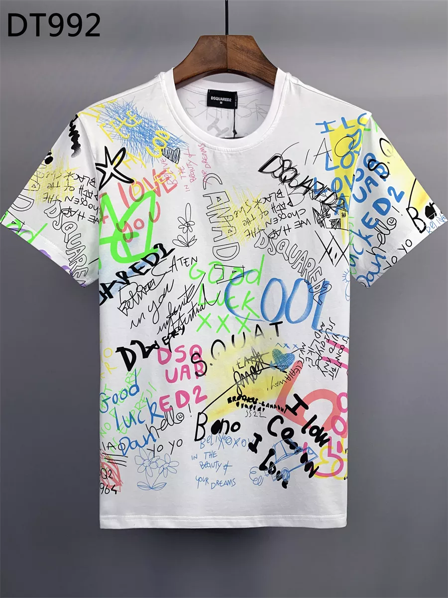 Dsquared T-Shirts Short Sleeved For Men Trendy 254