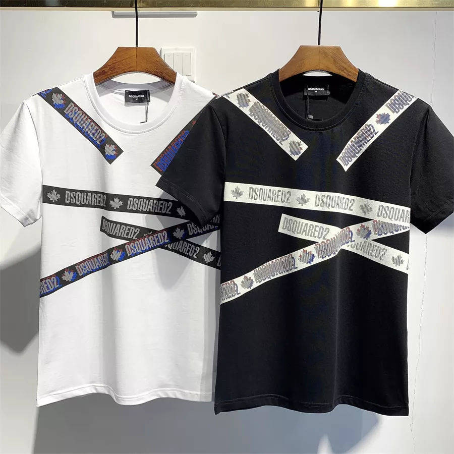 Dsquared T-Shirts Short Sleeved For Men Trendy 6736