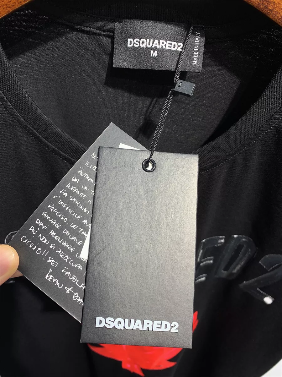 Dsquared T-Shirts Short Sleeved For Men Vibrant 4017
