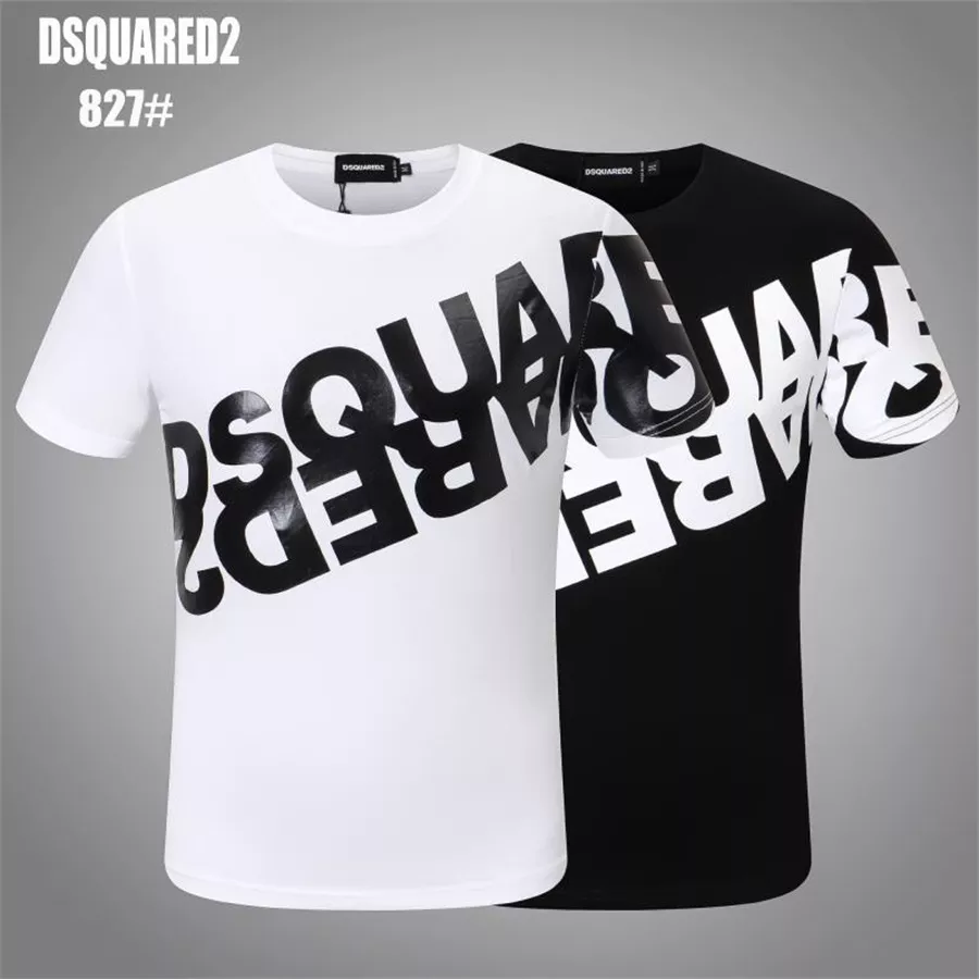 Dsquared T-Shirts Short Sleeved For Men Vibrant 9433