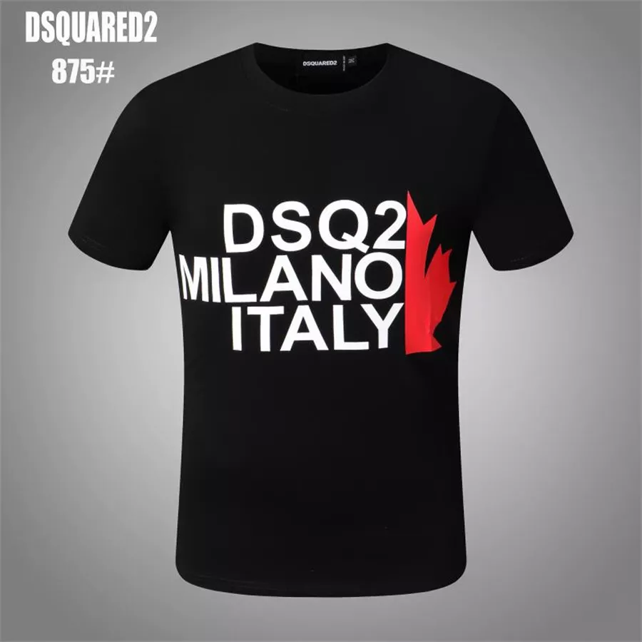 Dsquared T-Shirts Short Sleeved For Men Vibrant 9592