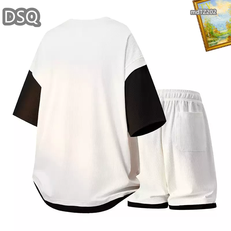 Dsquared Tracksuits Short Sleeved For Men Trendy 9916