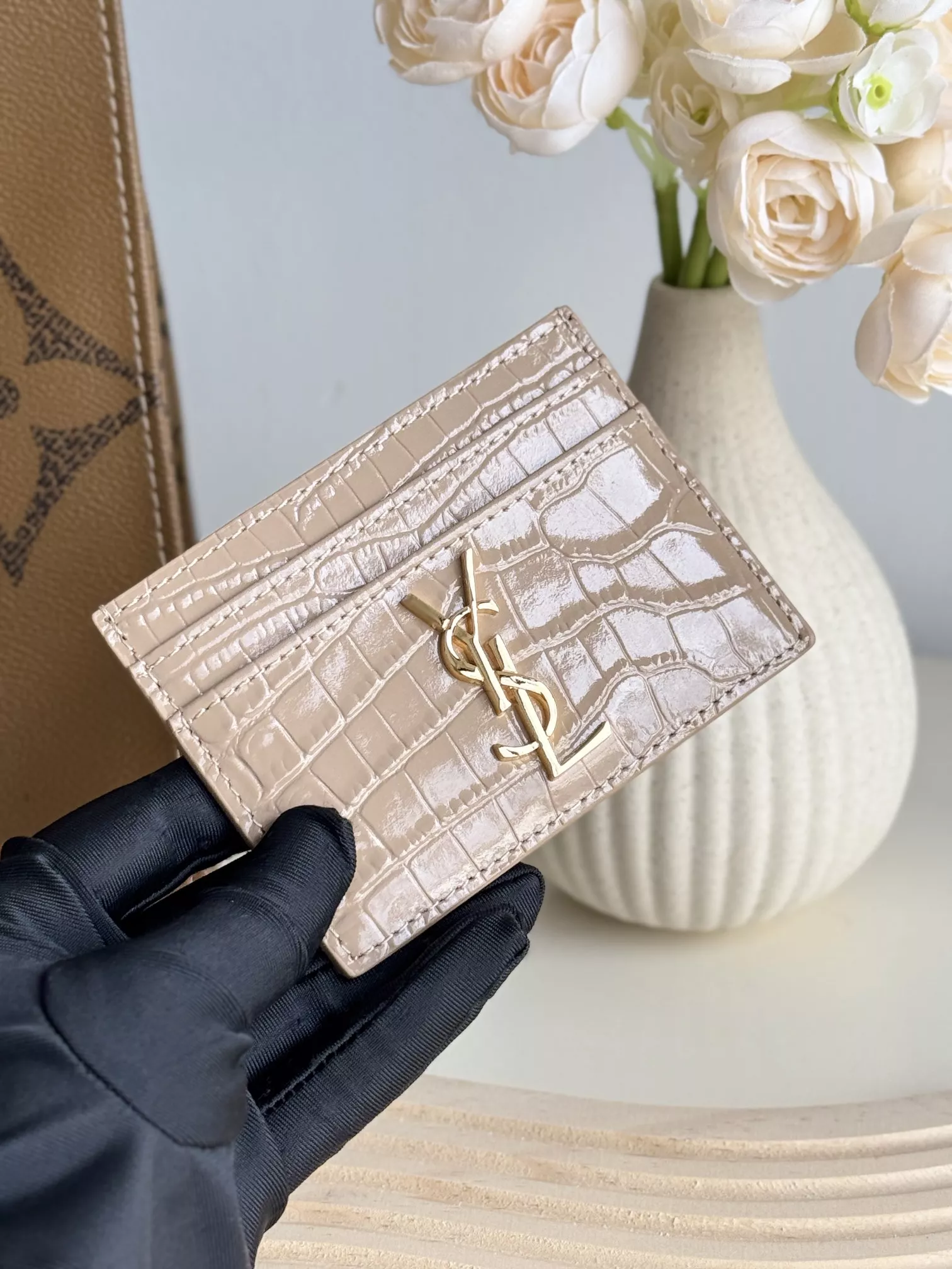 Durable 1010 Yves Saint Laurent YSL Card Case For Women