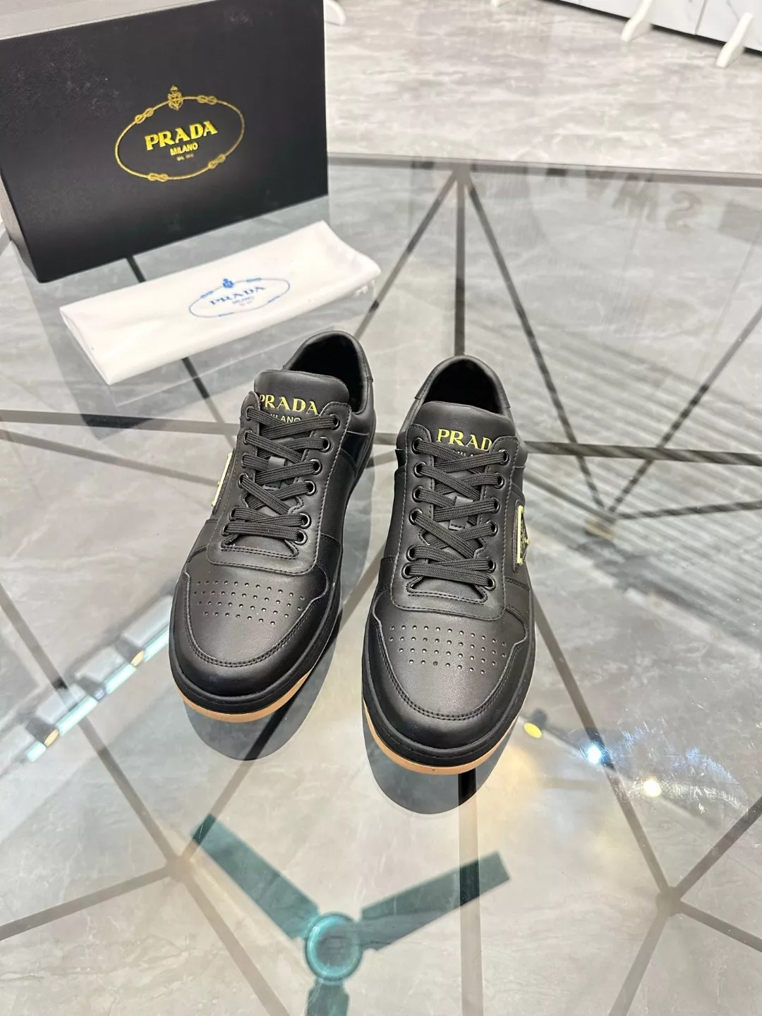 Durable 1141 Prada Casual Shoes For Men