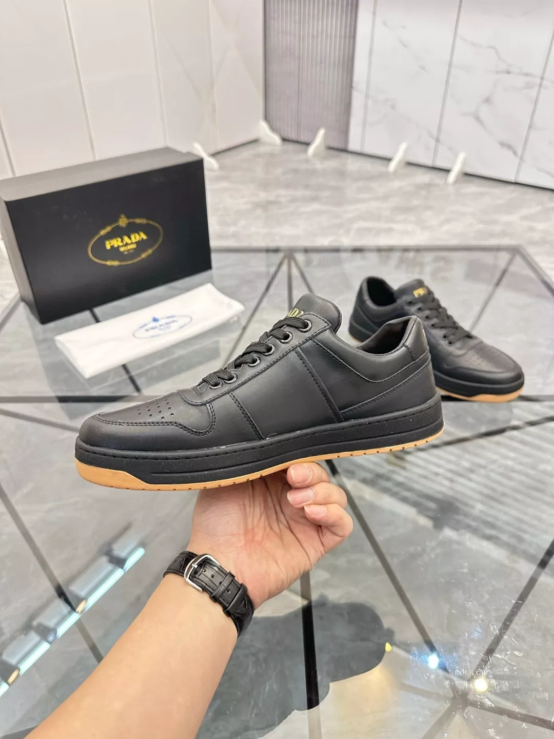 Durable 1141 Prada Casual Shoes For Men