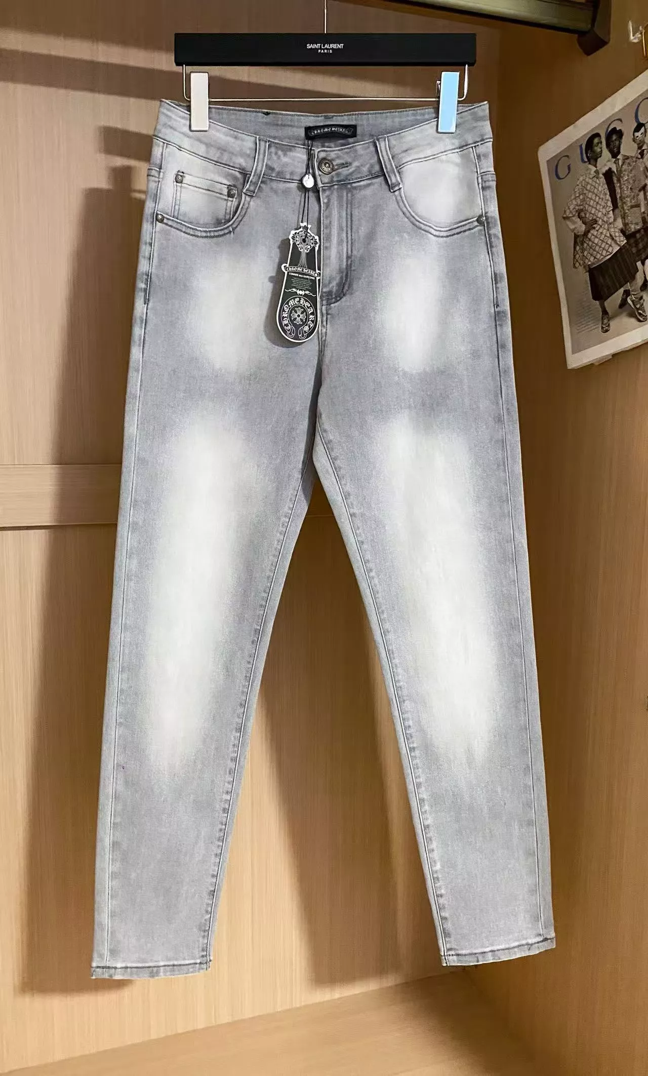 Durable 1454 Chrome Hearts Jeans For Men