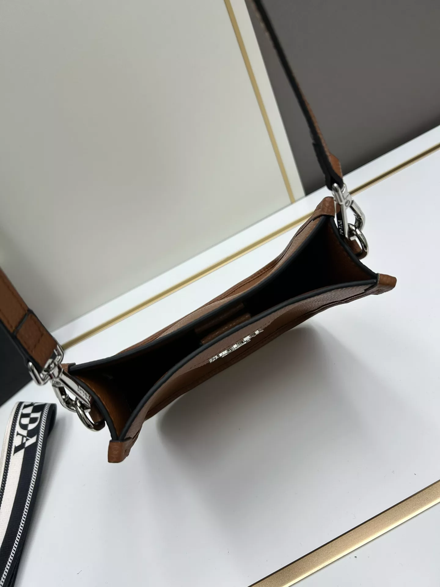 Durable 1598 Prada AAA Quality Messenger Bags For Women