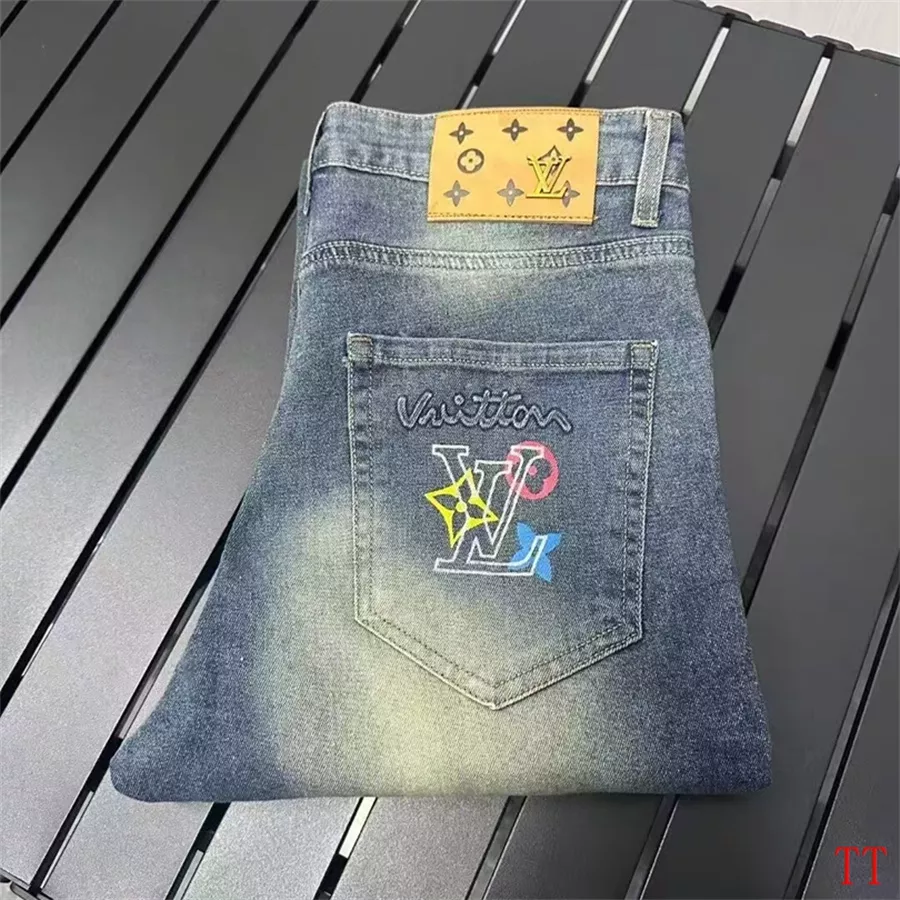Durable 1696 Louis Vuitton LV Jeans For Men
