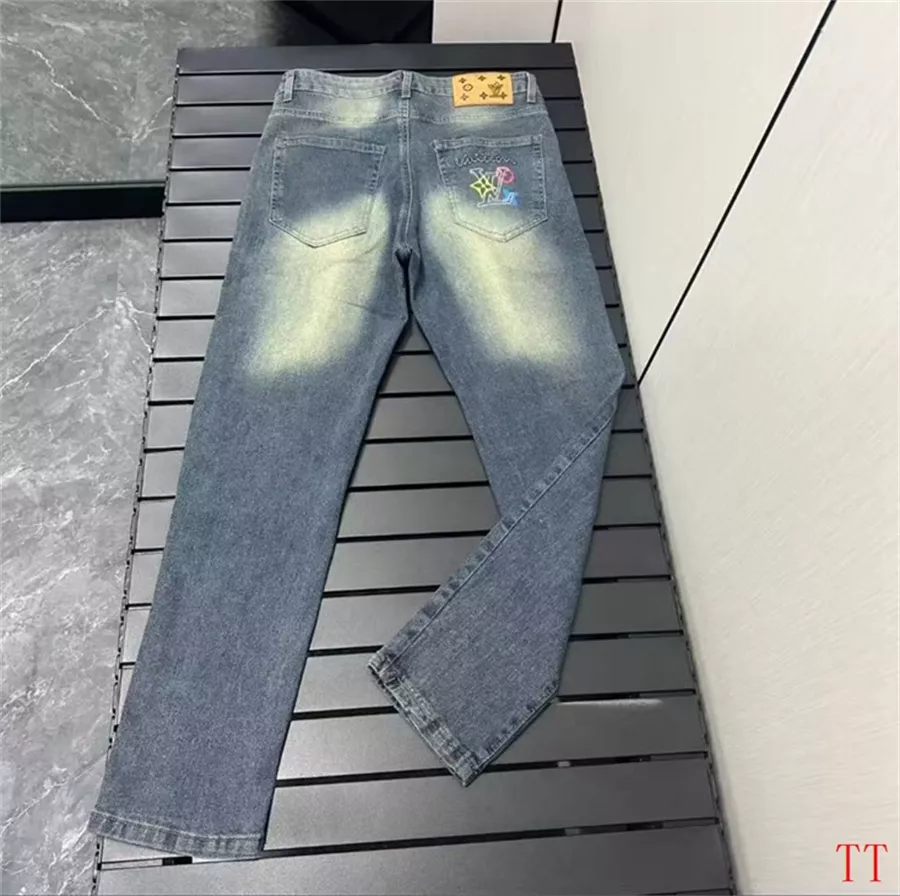 Durable 1696 Louis Vuitton LV Jeans For Men