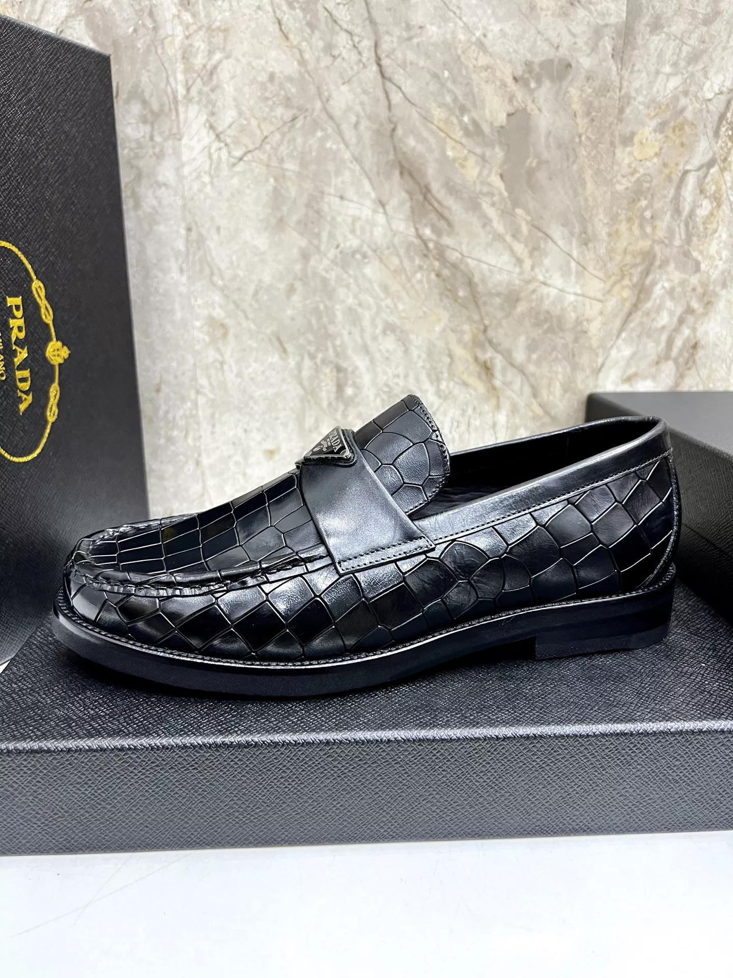 Durable 1750 Prada Leather Shoes For Men