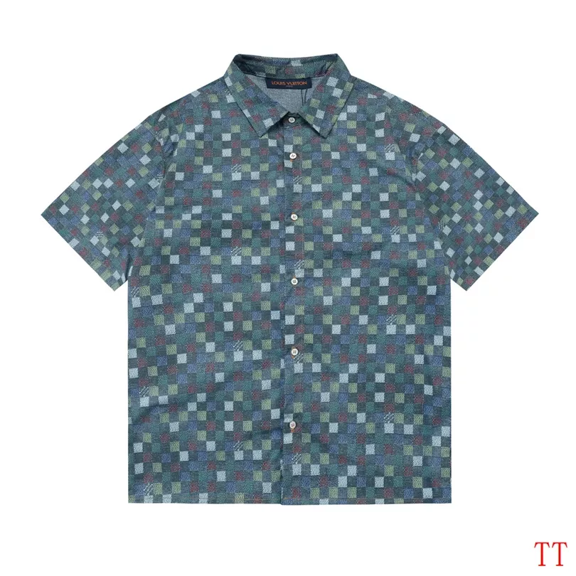 Durable 1800 Louis Vuitton LV Shirts Short Sleeved For Unisex