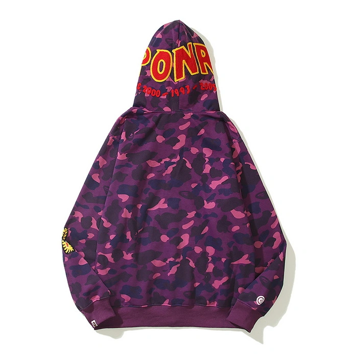 Durable 1835 Bape Hoodies Long Sleeved For Men