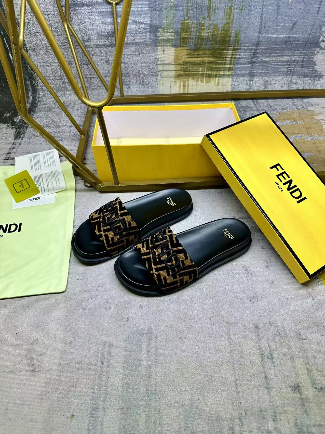 Durable 1855 Fendi Slippers For Women