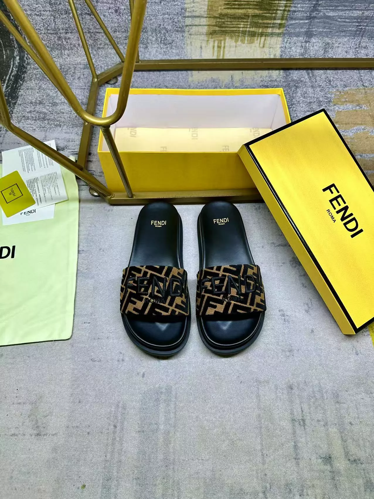 Durable 1855 Fendi Slippers For Women