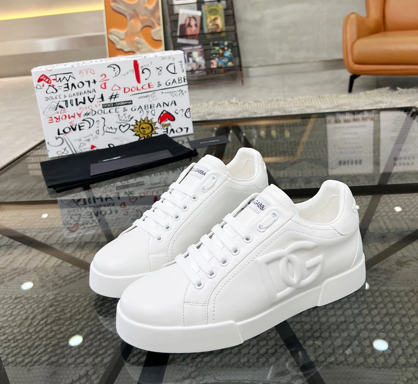 Durable 2048 Dolce & Gabbana D&G Casual Shoes For Men