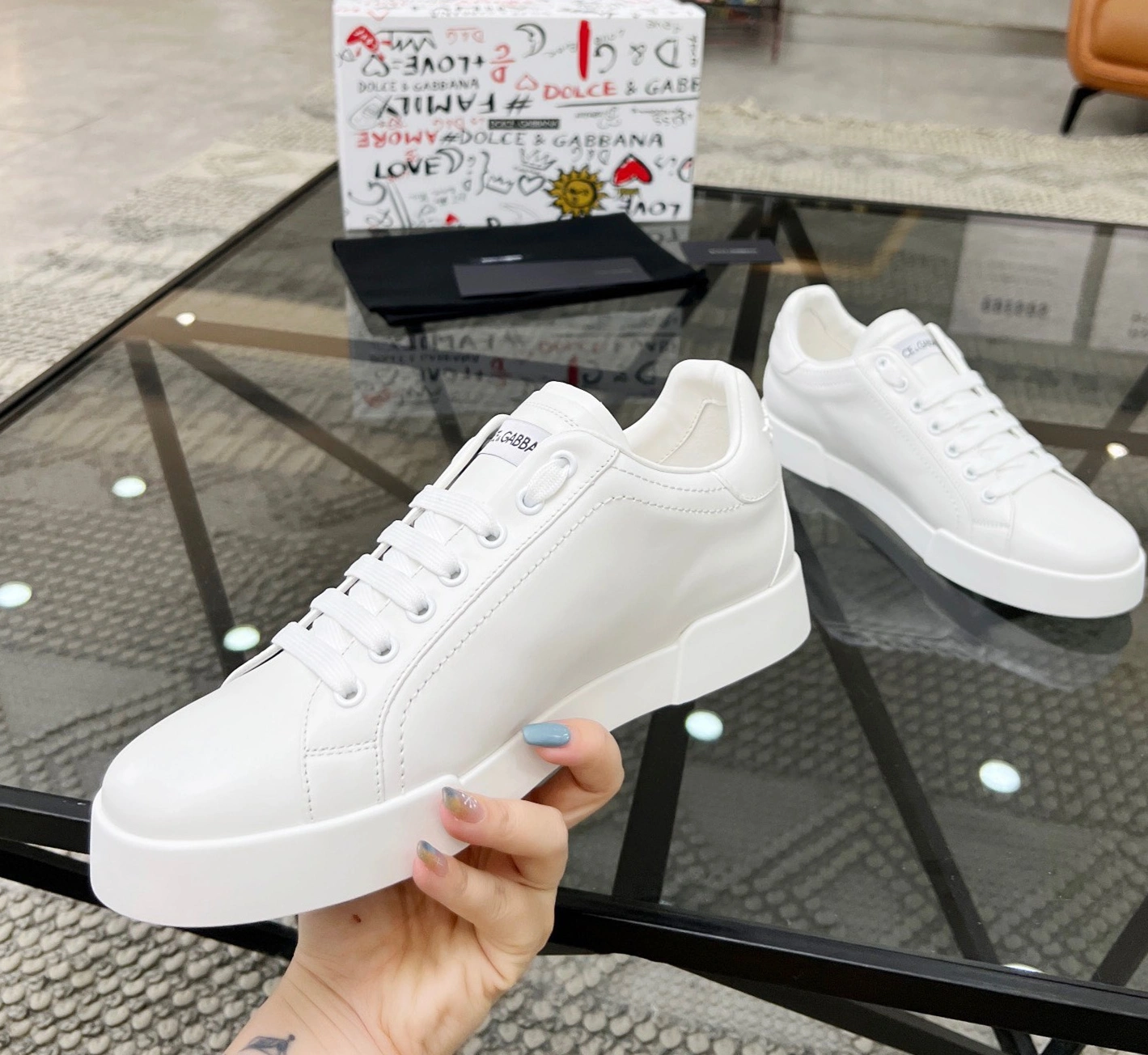 Durable 2048 Dolce & Gabbana D&G Casual Shoes For Men