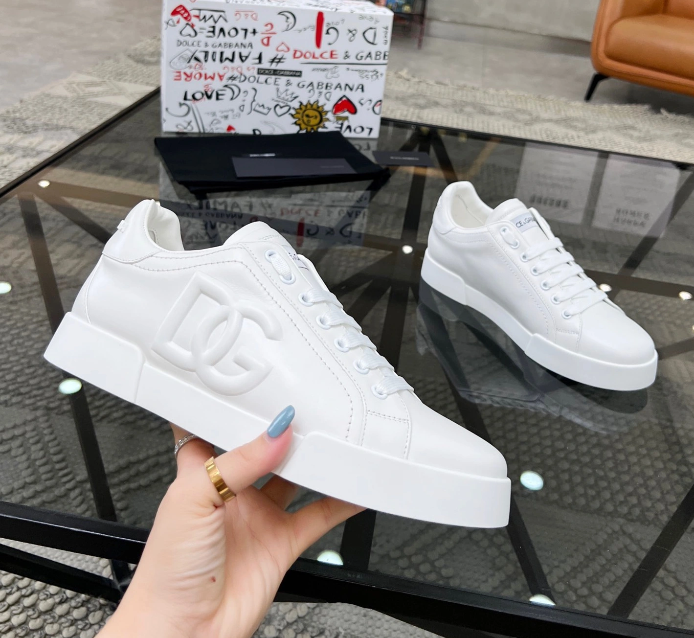Durable 2048 Dolce & Gabbana D&G Casual Shoes For Men