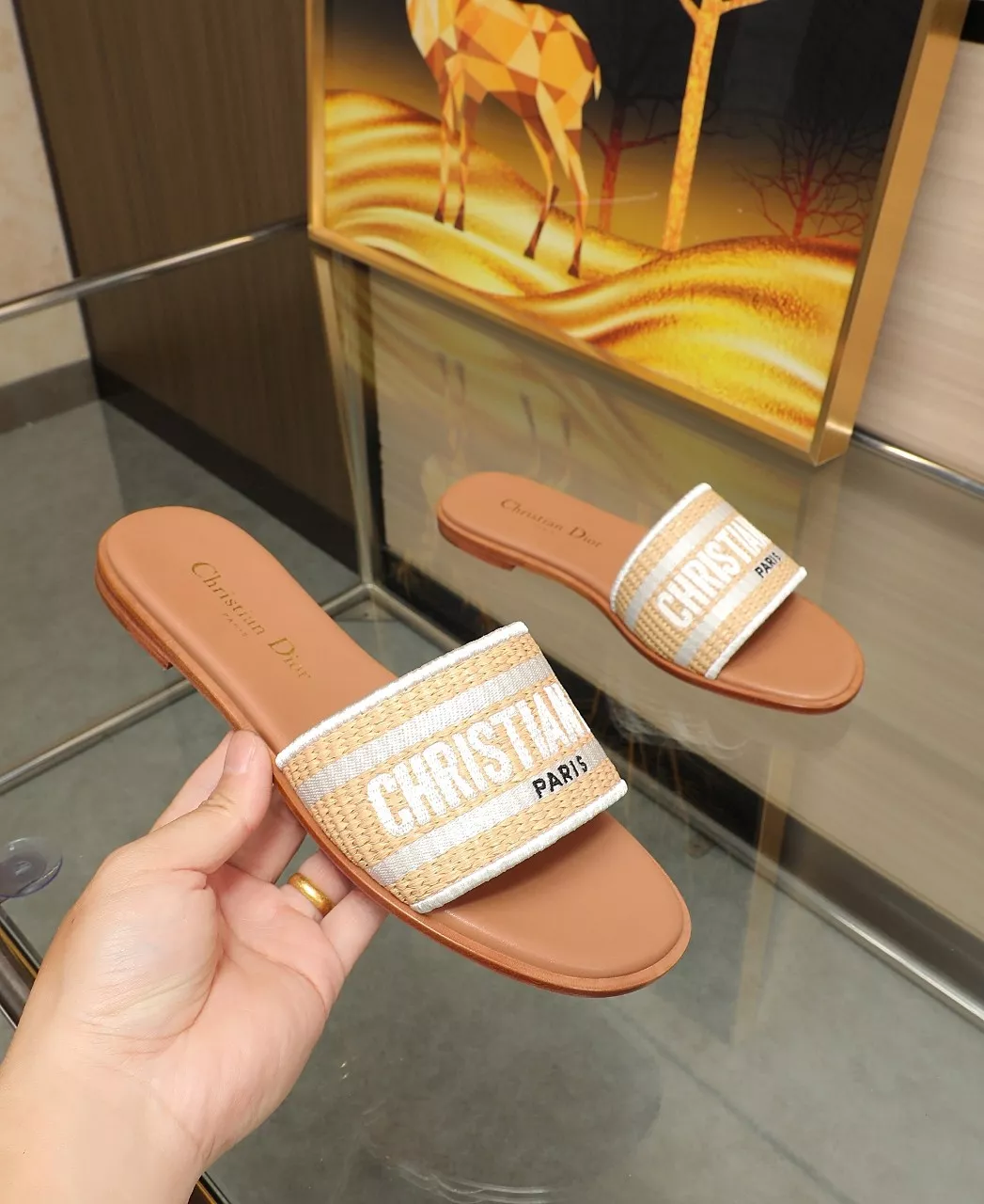 Durable 2183 Christian Dior Slippers For Women