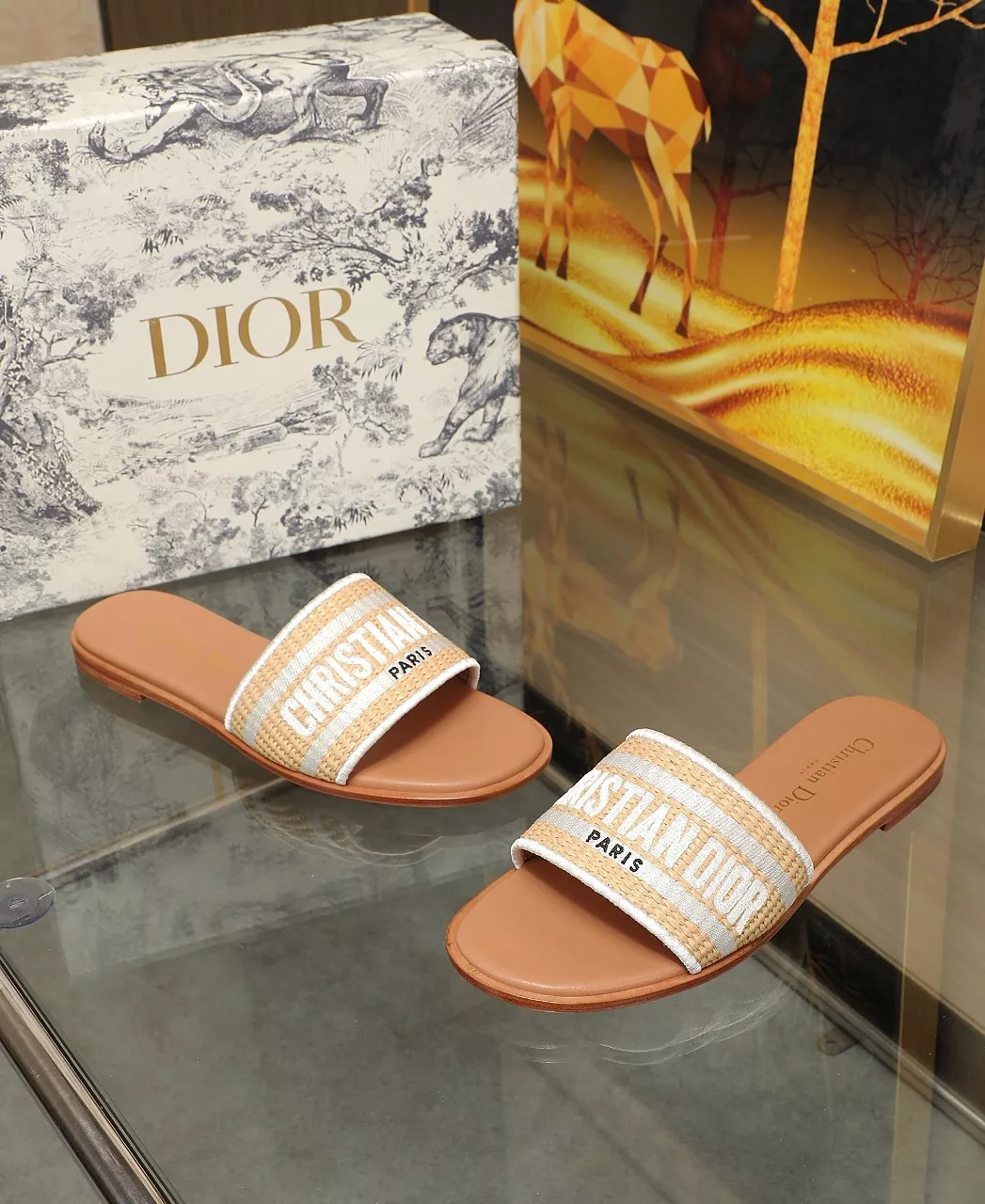 Durable 2183 Christian Dior Slippers For Women