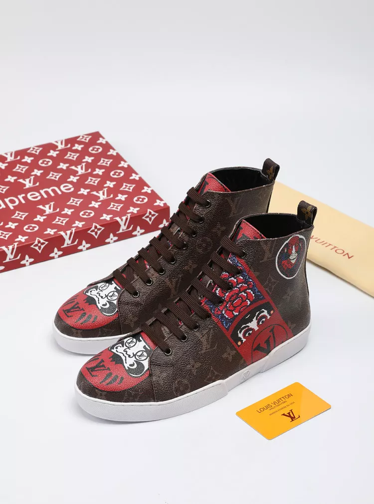 Durable 2251 Louis Vuitton High Tops Shoes For Men