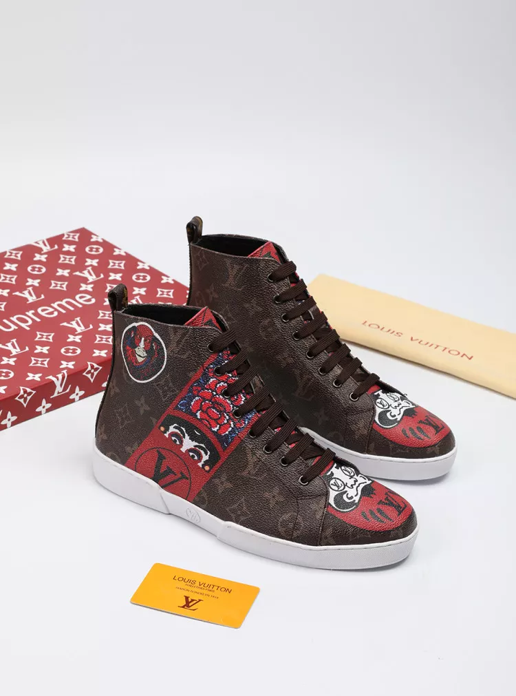 Durable 2251 Louis Vuitton High Tops Shoes For Men