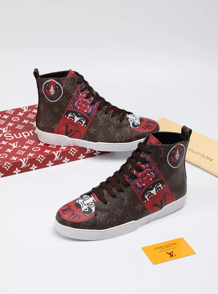 Durable 2251 Louis Vuitton High Tops Shoes For Men